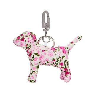 *NWT* PINK VICTORIA'S SECRET Floral Dog Bag Charm